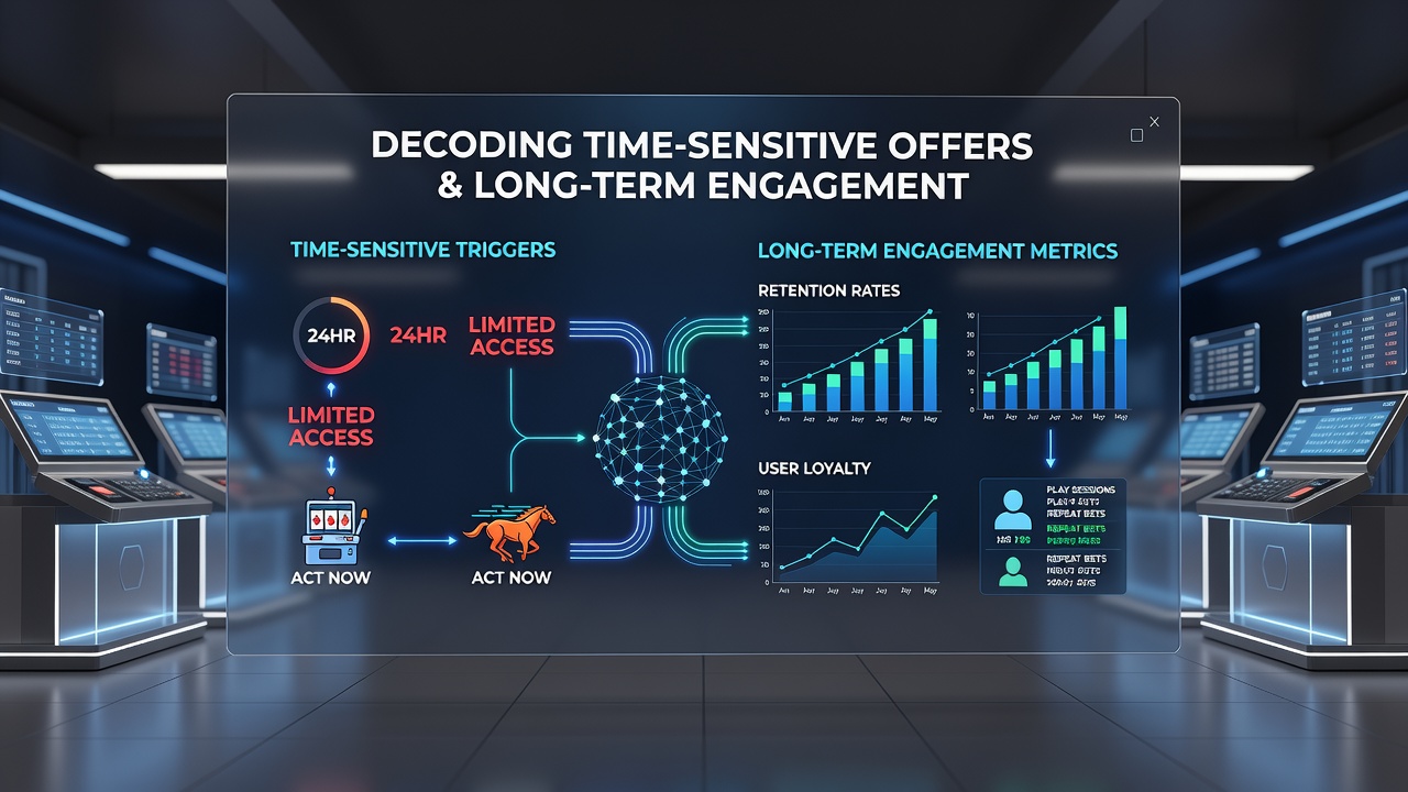 Graph and charts illustrating long-term player engagement trends linked to promotional deadlines in betting environments